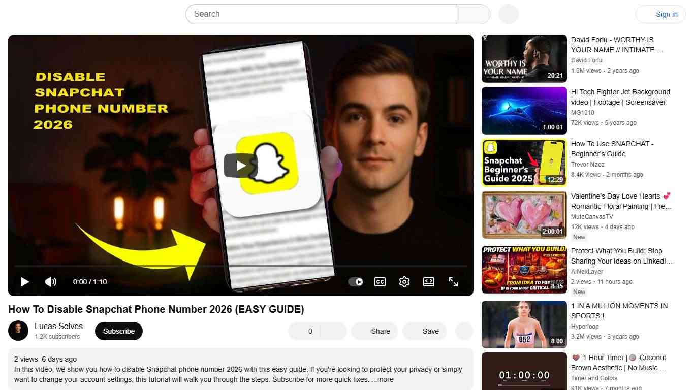 How To Disable Snapchat Phone Number 2026 (EASY GUIDE) - YouTube